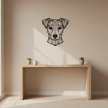 Carregar imagem no visualizador da galeria, Cão geométrico em escritório tons beges